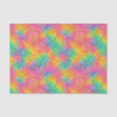 Aqua Turquoise Blue Pink Yellow Purple Gold Marble Tissuepapier (Voorkant)