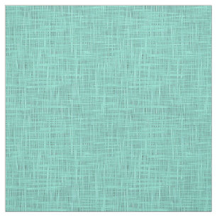 Aqua Turquoise Green Blue Faux Jute Fabric Pattern Stof