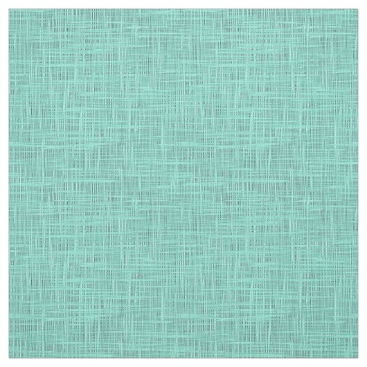 Aqua Turquoise Green Blue Faux Jute Fabric Pattern Stof (Swatch)