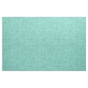 Aqua Turquoise Green Blue Faux Jute Fabric Pattern Stof