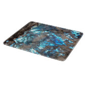 Aqua Turquoise Marmer Print Modern Snijplank (Hoek)