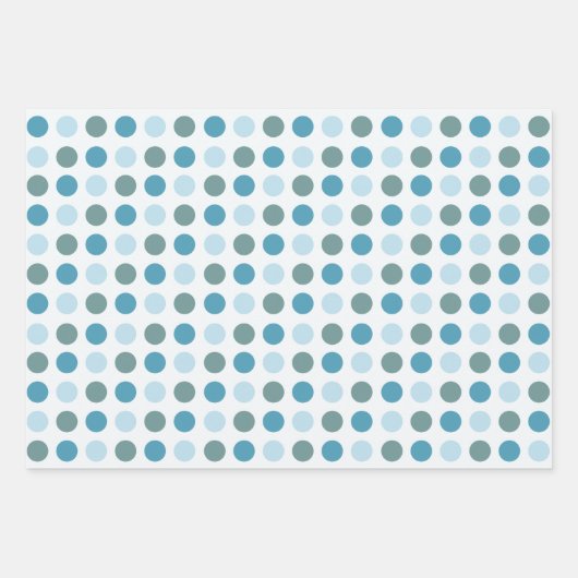 Aqua Turquoise Wrapping Paper Sheets (Voorkant 2)