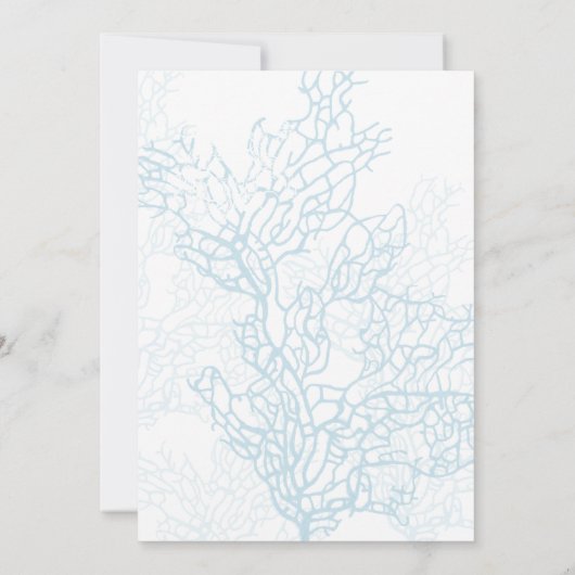 Aqua Turtle Love bruiloft uitnodiging (Achterkant)