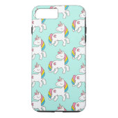 Aqua Unicorn Pattern Case-Mate iPhone Case (Achterkant)