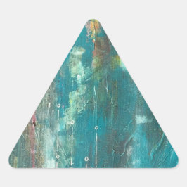 Aqua Upload Art Stickers