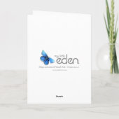 Aqua van de de verjaardagskaart van de Nicht van Kaart (Achterkant)