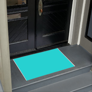 Aqua (vaste kleur) deurmat