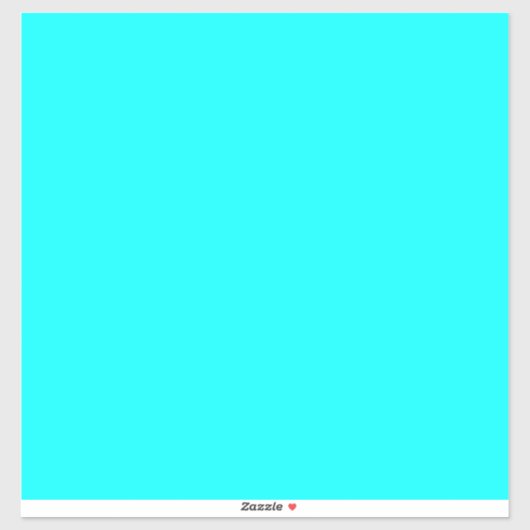 Aqua (vaste kleur) sticker (Vel)