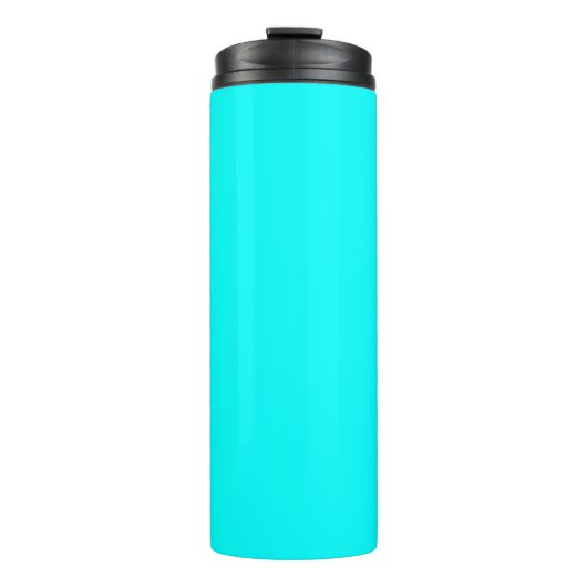 Aqua (vaste kleur) thermosbeker (Voorkant)