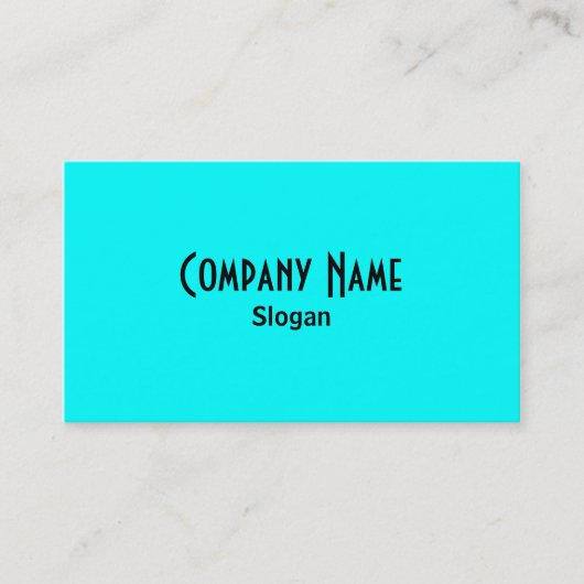 Aqua Visitekaartje (Voorkant)
