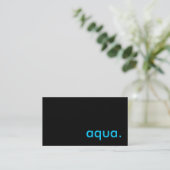 aqua. visitekaartje (Staand voorkant)