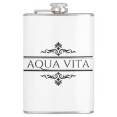 Aqua Vitae Heupfles (Voorkant)