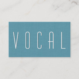 Aqua VOCAL COACH Simple Style V52 Visitekaartje