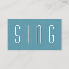 Aqua VOICE-TEACHER Eenvoudige stijl V38B Visitekaartje