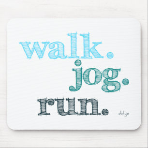 AQUA WALK JOG RUN (font SHADED) Muismat