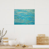 Aqua Water Poster (Keuken)