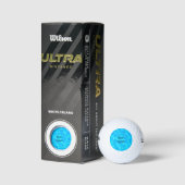 Aqua-waterpatroon met reflectiegolven golfballen (Verpakking)