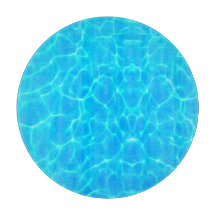 Aqua-waterpatroon met reflectiegolven