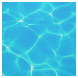 Aqua-waterpatroon met reflectiegolven stof