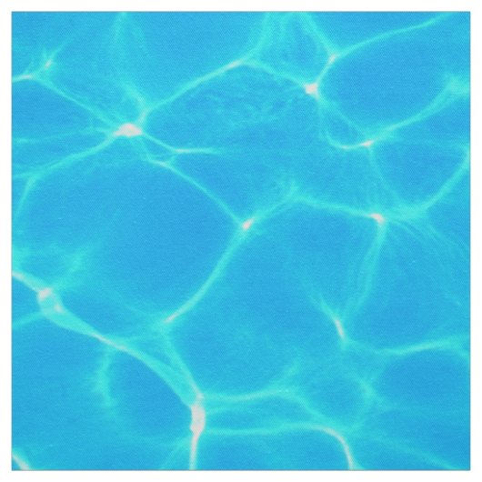 Aqua-waterpatroon met reflectiegolven stof (Swatch)