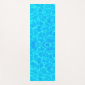 Aqua-waterpatroon met reflectiegolven yogamat (Voorkant)