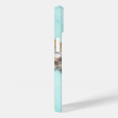 Aqua Waterverf Iphone Hoesje met uw hond Afbeeldin (Achterkant / Rechts)