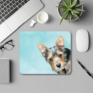 Aqua Waterverf met Pet Photo Muismat