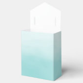 Aqua Waterverf Ombre Bedankdoosjes (Geopend)