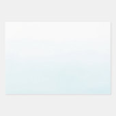 Aqua Waterverf Ombre Inpakpapier Vel (Voorkant 3)