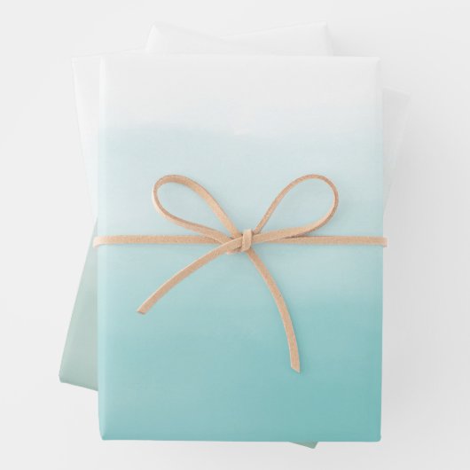 Aqua Waterverf Ombre Inpakpapier Vel (In situ)