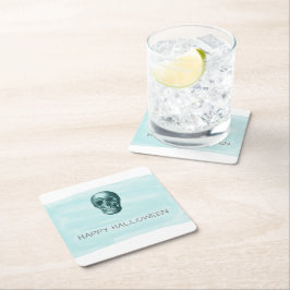 Aqua Waterverf Onderzetter Halloween Papier