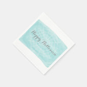 Aqua Waterverf Spider Web Halloween Servetten (Hoek)