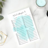 Aqua Waterverf Splash organiseerde dingen om te do Post-it® Notes