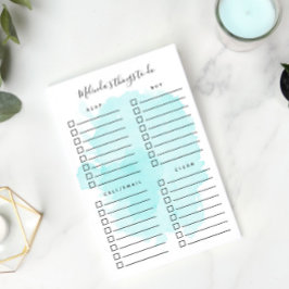 Aqua Waterverf Splash organiseerde dingen om te do Post-it® Notes