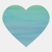 Aqua Waterverf Sticker (Voorkant)