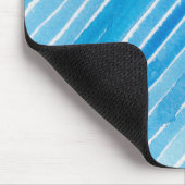 Aqua Waterverf Stripes Muismat (Hoek)