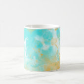 Aqua Waterverf Wash &  Monogram Mok (Center)