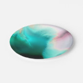 Aqua Wave Paper-Bord Papieren Bordje (Gekanteld)