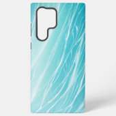Aqua Wave Shimmering Water Phone Case Samsung Galaxy Hoesje (Achterkant)