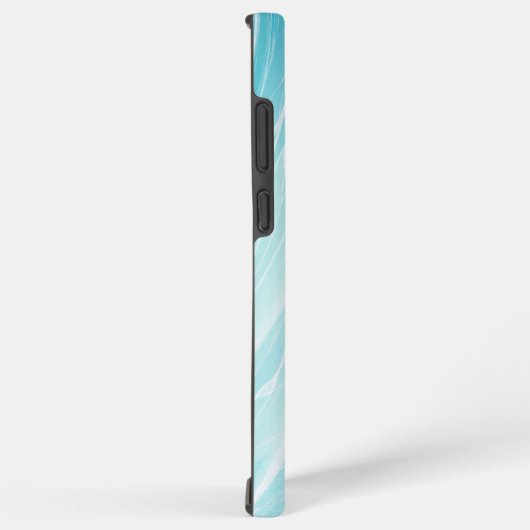 Aqua Wave Shimmering Water Phone Case Samsung Galaxy Hoesje (Rechterkant)