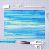 Aqua Waves Tissuepapier (Craft)