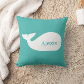 Aqua Whimsical Personalized Children's Kussen (Deken)