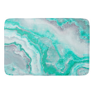 Aqua White Gemstone Agate Mineral Quartz Badmat