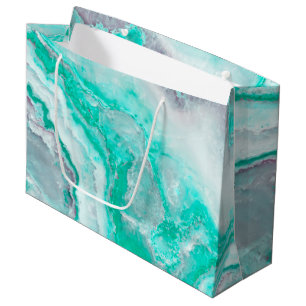 Aqua White Gemstone Agate Mineral Quartz Large Cadeautasje