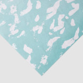  Aqua White Ombre Dierenprint Tissuepapier (Detail)