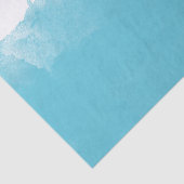 Aqua White Waterverf Ombre Tissuepapier (Detail)