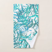 Aqua willow- en Stripes Bath-handdoekset Bad Handdoek (Handdoek)