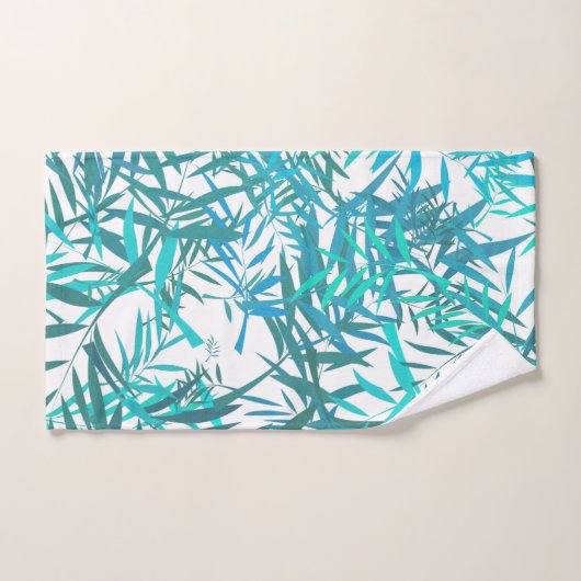 Aqua willow- en Stripes Bath-handdoekset Bad Handdoek (Handdoek)