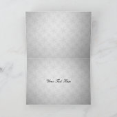 aqua winter bruiloft Hartelijk dank Bedankkaart (Binnen)