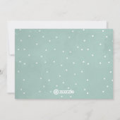  Aqua Winter Snowman Prettige feestdagen Foto Feestdagenkaart (Achterkant)